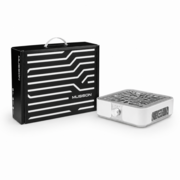 Витяжка для манікюру та педикюру Musson X2 72W з вугільним НЕРА-фільтром срібляста, фото 4