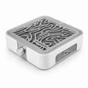 Витяжка для манікюру та педикюру Musson X2 72W з вугільним НЕРА-фільтром срібляста, фото 6
