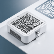 Витяжка для манікюру та педикюру Musson X2 72W з вугільним НЕРА-фільтром срібляста, фото 5