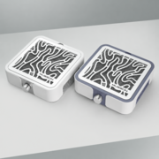 Витяжка для манікюру та педикюру Musson X2 72W з вугільним НЕРА-фільтром срібляста, фото 7
