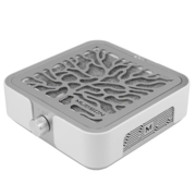 Витяжка для манікюру та педикюру Musson X3 72W з вугільним НЕРА-фільтром, срібляста, фото 1