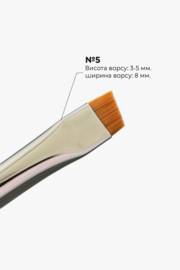 Пензлик Alias №5 вузький скошений, фото 3