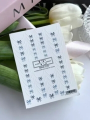 Слайдер для ногтей VS Nails Maxi №129 Френч Бантики, фото 1