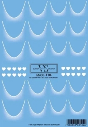 Слайдер для нігтів VS Nails Maxi №110 Френч білий Слайдер для нігтів VS Nails Maxi №110 Френч білий