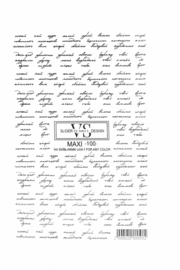 Слайдер для ногтей VS Nails Maxi №100 Надписи Слайдер для ногтей VS Nails Maxi №100 Надписи