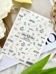 Слайдер для ногтей VS Nails Maxi №075 Цветы Слайдер для ногтей VS Nails Maxi №075 Цветы