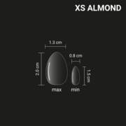Тіпси гелеві Adore Professional XS Gel Tips Almond, фото 3