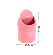 Відро для сміття настільне маленьке YBS рожеве, фото 2