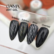 Гель для дизайна GA&MA Art gel Sribnyy 5 г, фото 2