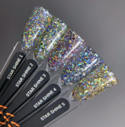 Гель для дизайну GA&MA Platinum Star shine №01 5 г, фото 3