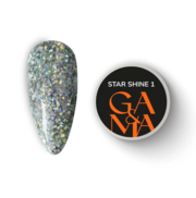 Гель для дизайну GA&MA Platinum Star shine №01 5 г, фото 1