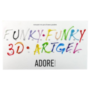 Гель для объемных дизайнов Adore Professional 3D Funky Art Gel №01 15 мл, фото 3
