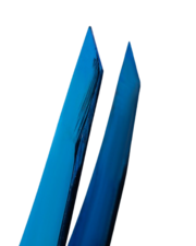 Пінцет професійний для брів Zola Premium Series синій, фото 3