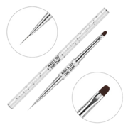 Кисточка Nails Of The Day Professional Brush Liner & Oval 2в1, фото 1