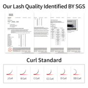 Ресницы Nagaraku New generation черные Mix L 0.07 7-15 мм, фото 3