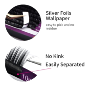 Вії Nagaraku New generation чорні Mix С 0.10 16-20 мм, фото 4