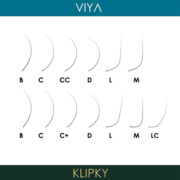 Вії Vilmy Klipky Mix 20 ліній чорні LC 0.10 7-14 мм, фото 2