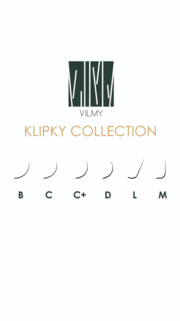 Ресницы Vilmy Klipky Mix 20 линий черные LC 0.10 7-14 мм, фото 4