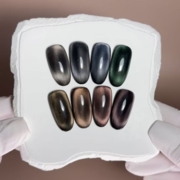 Набор гель-лаков Biblioteka Cat Eye Gel Polish Set Night Rays №01-08 10мл, фото 2
