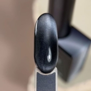  Гель-лак Biblioteka Cat Eye Night Rays №03 Midnight Глибокий синій 10 мл, фото 4