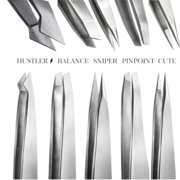 Пинцет профессиональный для бровей Oh Ochi Сute точечный, фото 2