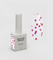 Top Nails Of The Day Kupidon top №03 микс красные и розовые сердца 10 мл, фото 1