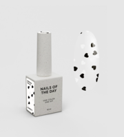 Top Nails Of The Day Kupidon top №03 микс белые и черные сердца 10 мл, фото 1