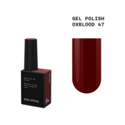 Гель-лак Biblioteka Red Spectrum № 47 Oxblood  Темний червоно-бордовий 10 мл, фото 1