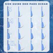 Набір валиків для ламінування вій OKO Lash&Brow Lifting Pads Ocean 4 пари (S M L XL), фото 2
