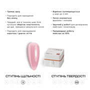 Гель моделирующий Gemely Fast Builder gel №006 15 мл, фото 2