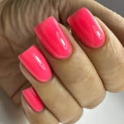 Гель моделирующий PNB Strong Iron Gel №020 Neon Coral Pink 8 мл, фото 3