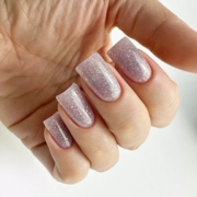 Гель моделирующий PNB Strong Iron Gel №029 Silver Galaxy 17 мл, фото 3