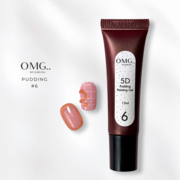 Гель для объемных дизайнов OMG..My Darling 5D Pudding №6 Brown 15 мл, фото 1