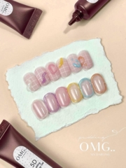 Гель для объемных дизайнов OMG..My Darling 5D Pudding №5 Blue 15 мл, фото 3