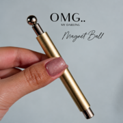 Магніт двосторонній OMG..My Darling Magnet Ball сріблястий, фото 1