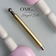 Магніт двосторонній OMG..My Darling Magnet Ball сріблястий, фото 2