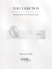 Топ без липкого слоя OMG..My Darling Milky 10 мл, фото 4