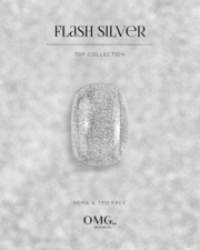 Топ без липкого слоя OMG..My Darling Flash Silver 10 мл, фото 2