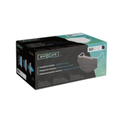 Маски одноразовые Yankor (50 шт/уп), черные, фото 1