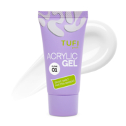 Акригель для наращивания ногтей TUFI profi №01 Clear 30 г прозрачный, фото 1