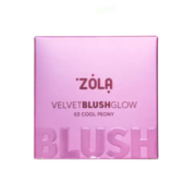 Рум'яна Zola Velvet Blush Glow 03 Cool Peony 8.5 г, фото 3