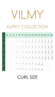 Ресницы Vilmy Klipky Mix 20 линий шоколад L 0.07 8-12 мм, фото 2