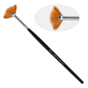 Кисточка для дизайна PNB 13D Nail Art Brush Fan 6-s веерная 12 мм, фото 1