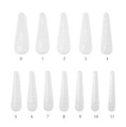 Формы верхние арочные PNB Reusable Upper Arched Nail Forms 120 шт, фото 2