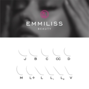 Ресницы Emmiliss   Pink черные 21 линий Mix L+ 0.07 7-13 мм, фото 2