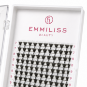 Вії Emmiliss чорні 21 лінія 5D Mix C 0.07 7-13 мм, фото 2