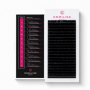 Ресницы Emmiliss черные 21 линий Mix CC 0.07 7-13 мм, фото 1