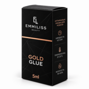 Клей для нарощування вій Emmiliss Gold 0.5 с 5 мл чорний, фото 4