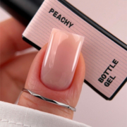 Гель моделюючий Biblioteka Bottle Gel № 06 Peachy Теплий тілесний 10 мл, фото 4