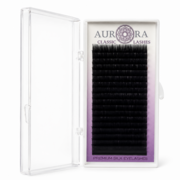 Ресницы Aurora Silk чёрные 20 линий С 0.05 11 мм УЦЕНКА, фото 1